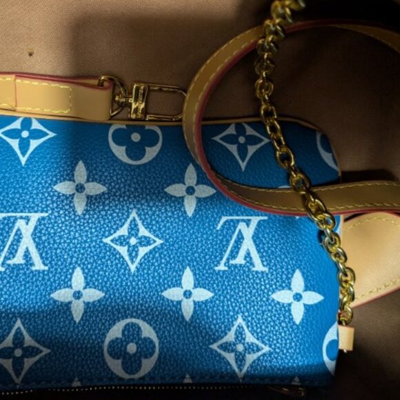 Fashion Top Handle Bag-Stunning High Quality in Gorgeous BLUE! - Picture 8 of 9